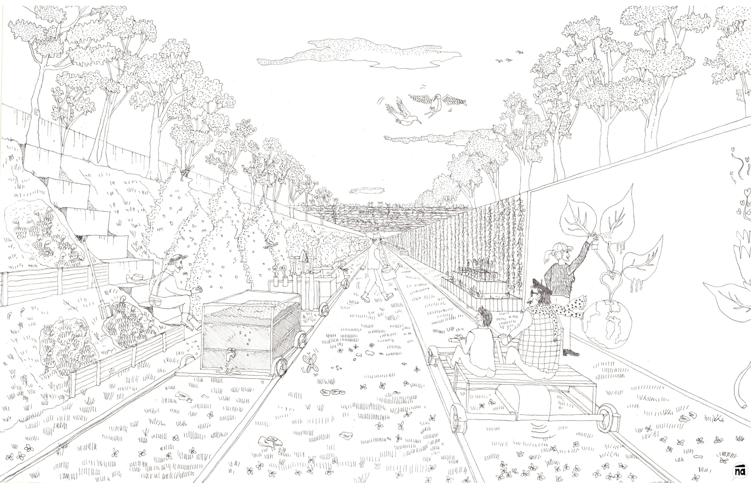 Le jardin des traverses